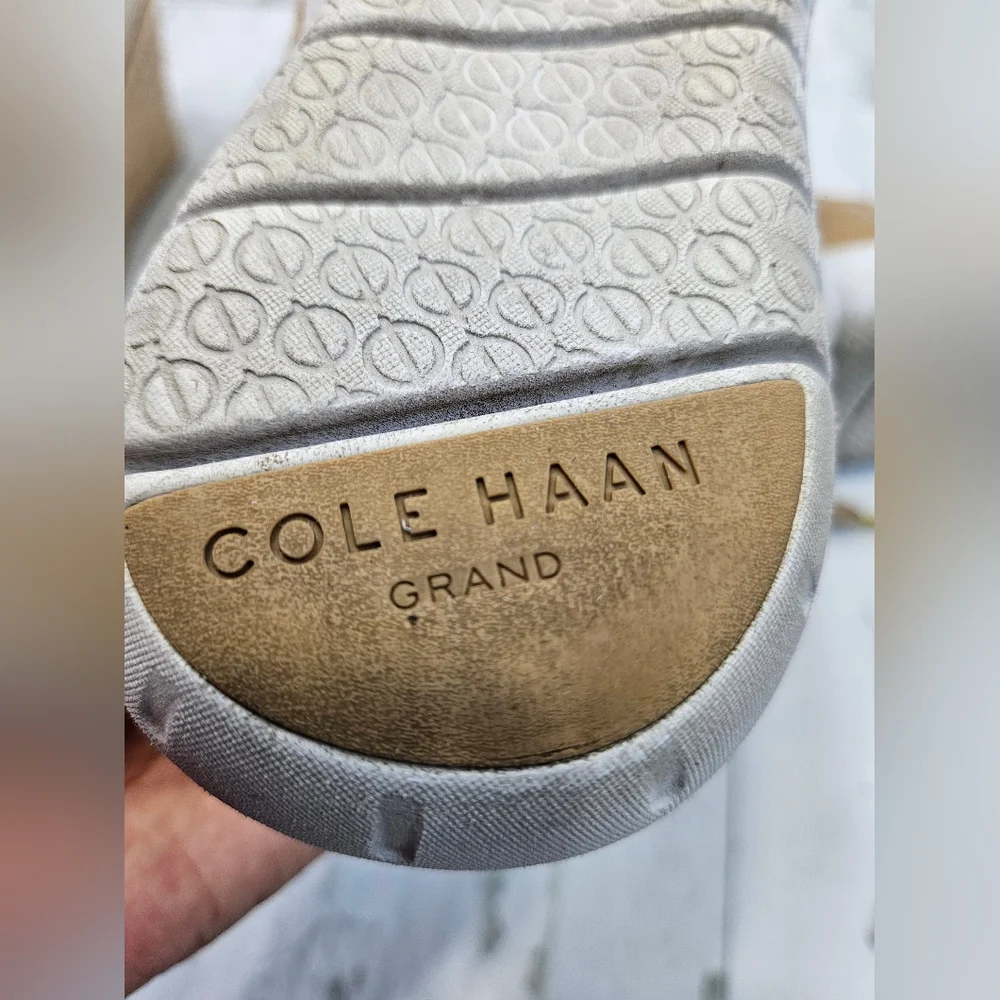 Cole Haan Womens‎ Generation Zerogrand Snickers Size 6.5 Sesame Stitchlite